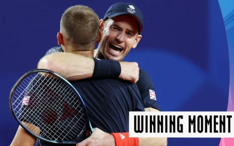 Paris 2024 Olympics video: Andy Murray & Dan Evans reach men’s doubles quarter-finals