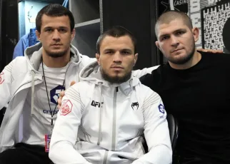 Khabib returns to UFC Abu Dhabi, corners Umar Nurmagomedov for Cory Sandhagen fight