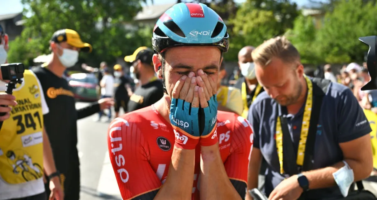 Victor Campenaerts wins 3-man sprint to take Tour de France stage