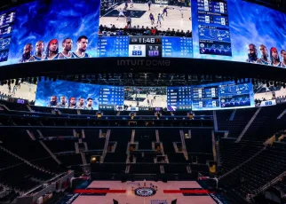 The LA Clippers’ Halo Board at Intuit Dome goes all out