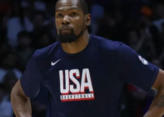 Durant misses exhibition finale but will stay on Team USA