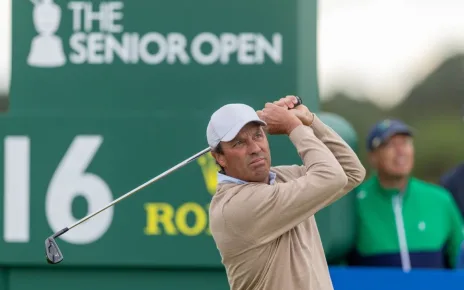 Stephen Ames takes 1-shot, first-round lead at Senior Open