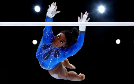 Simone Biles submits new uneven bars element for 2024 Olympics