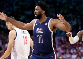 French fans boo Joel Embiid during Team USA’s win over Serbia