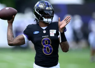 QB Lamar Jackson energizes Ravens in 1st full training camp practice