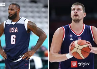 Team USA (-12.5) opens up Olympics play against Nikola Jokić, Serbia | Undisputed