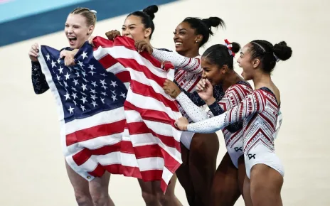 Simone Biles, U.S. win women’s team gymnastics gold at Olympics