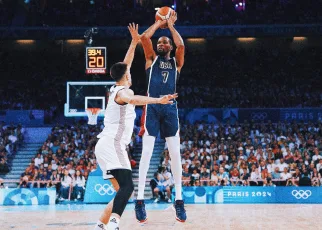 Kevin Durant, LeBron James dominate as USA routs Serbia 110-84 in Paris Olympics opener