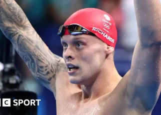 Olympic swimming: Matt Richards wins silver for Team GB as Duncan Scott finishes fourth