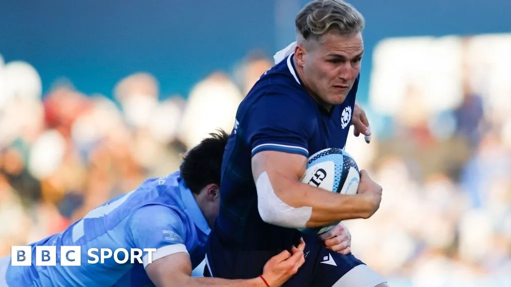 Scotland beat Uruguay with Duhan van der Merwe setting try record