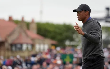 The 152nd Open Championship: Woods tries to say positive after poor start