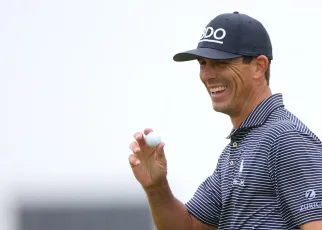 British Open: Horschel shines in rain to lead after brutal third round