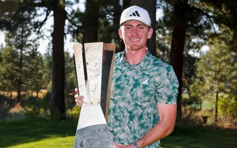 Dunlap, 20, makes history with PGA Tour Barracuda Championship win