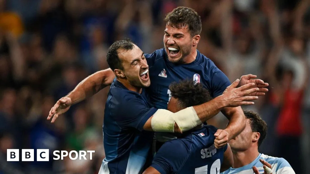 Olympics rugby sevens: France beat Argentina after Antoine Dupont, Aaron Grandidier and Andy Timo tries