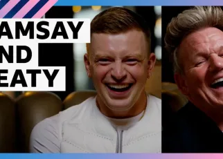 Adam Peaty: Team GB swimmer chats to Gordon Ramsay before Paris 2024