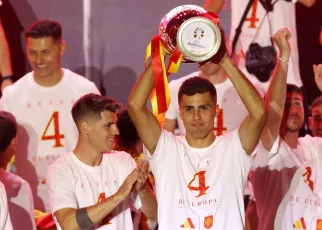 Uefa charge Rodri and Alvaro Morata for controversial chant after Euro 2024 final