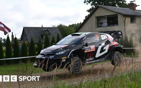 WRC: Elfyn Evans loses ground as Kalle Rovanpera wins Rally Latvia