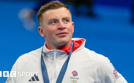 Adam Peaty: GB swimmer tests positive for Covid-19 after winning Olympic silver medal