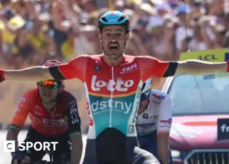 Tour de France 2024: Victor Campenaerts claims breakaway win on stage 18