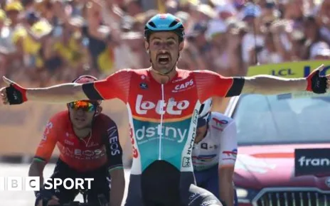 Tour de France 2024: Victor Campenaerts claims breakaway win on stage 18