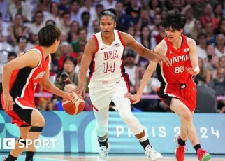 Olympics basketball: USA’s women start title defence with big win over Japan