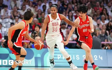 Olympics basketball: USA’s women start title defence with big win over Japan