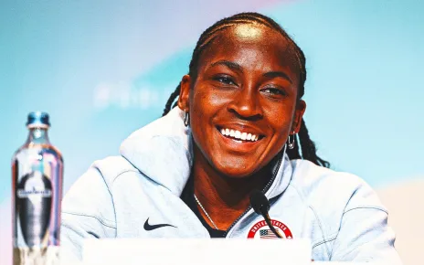 Coco Gauff excited to meet LeBron James at Olympics but won’t pester him