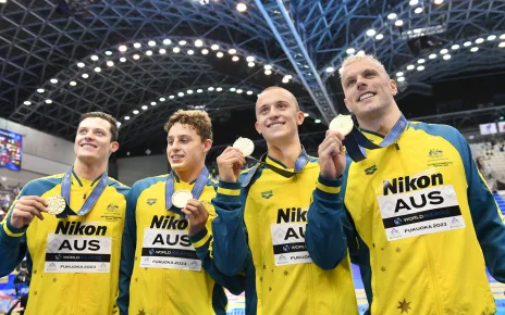 Chalmers (AUS), Dressel (USA) to Anchor 4×100 Free