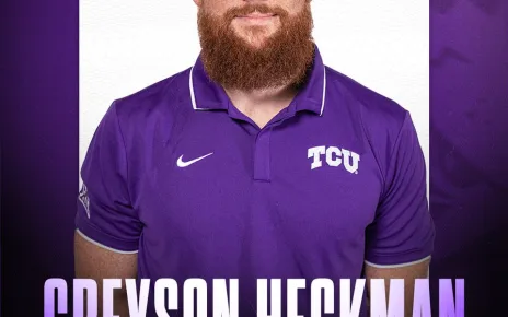 Former Tulane Assistant Greyson Heckman Joins TCU Swim Staff