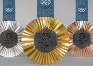 What is the Commodity Value of the Paris 2024 Olympic Medals?