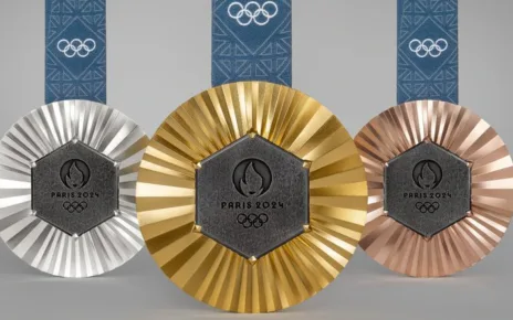 What is the Commodity Value of the Paris 2024 Olympic Medals?