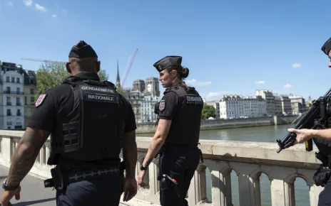 Paris police seal off River Seine areas ahead of Olympics opening ceremony