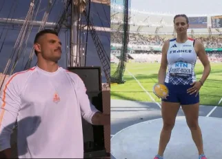 Mélina Robert-Michon and Florent Manaudou: Flag-bearers for the French delegation