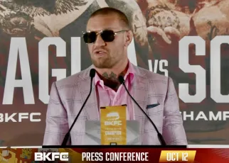 Conor McGregor hosts BKFC press conference, teases jump to bareknuckle after UFC contract — ‘Two fights left’