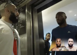 Video: UFC leaks footage of Leon Edwards ‘weird’ elevator confrontation with Belal Muhammad, ‘Rocky’ responds