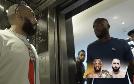 Video: UFC leaks footage of Leon Edwards ‘weird’ elevator confrontation with Belal Muhammad, ‘Rocky’ responds