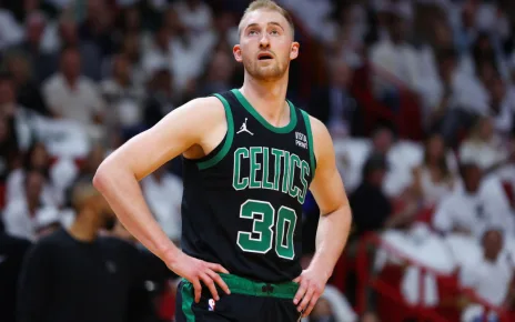 Boston Celtics sign undrafted third-year forward Sam Hauser to a four-year,  million extension