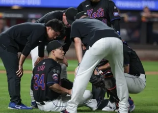 Mets’ Kodai Senga exits season debut with calf injury; MRI set for Saturday