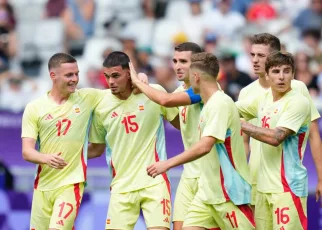 Spain men’s side cruise into Olympics quarter-finals with goals from Euro 2024 winners