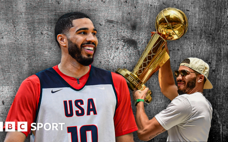 Jayson Tatum: Team USA basketball star on Paris 2024, mental health and helping escape the presidential election