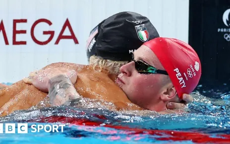 Olympics swimming: Adam Peaty takes breaststroke silver as Nicolo Martinenghi wins shock gold