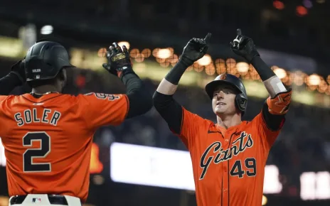 Tyler Fitzgerald hits two home runs vs. Rockies