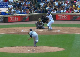 Seiya Suzuki slams a home run to give the Cubs a lead over the Brewers