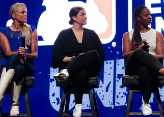 Jennie Finch, Natasha Watley, Lauren Gipson discuss growth of softball