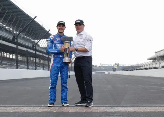 Kyle Larson “driving with a purpose” in Indianapolis win