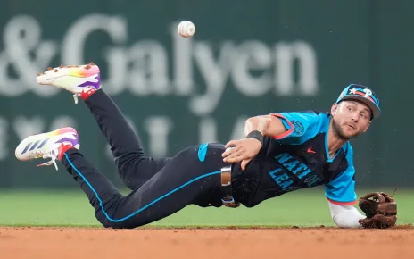 Trea Turner makes diving play while mic’d up in All-Star Game