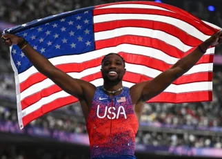 US sprinter Noah Lyles clinches Olympic gold in men's 100m final