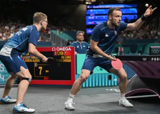 French Lebrun brothers defeated in Olympic table tennis semi-finals against China