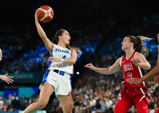 France lose to US in thrilling women’s basketball final at the Paris Games