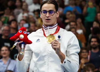 Swimmer Ugo Didier collects France's first gold medal at Paris Paralympics